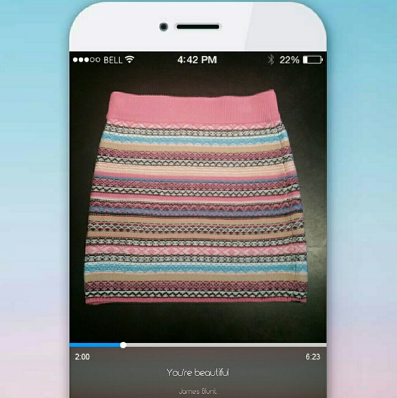 Mossimo Supply Co. Dresses & Skirts - Mossimo multi colored mini sweater skirt